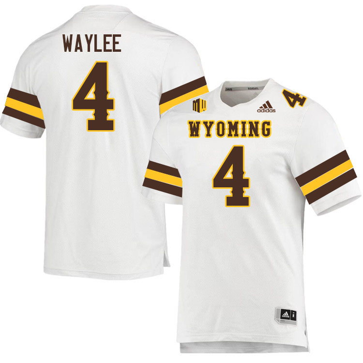 #4 Harrison Waylee Wyoming Cowboys Jersey College Football Uniforms,Gears,Jerseys-White